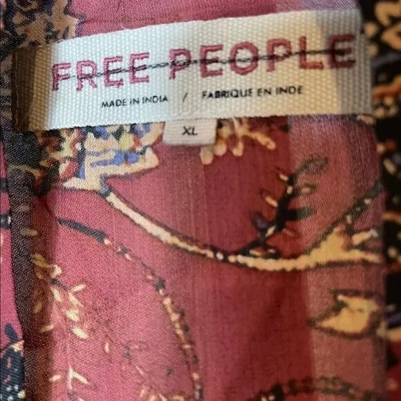 New Free People play It Cool Kimono Topper Size XLarge. New with tags - Picture 6 of 6